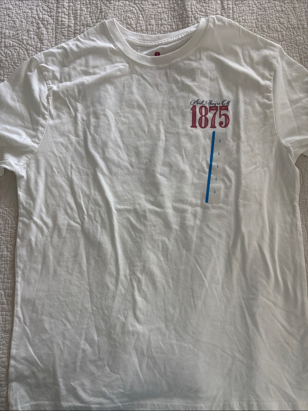 1875 Kentucky Derby Graphic White Men’s Tee